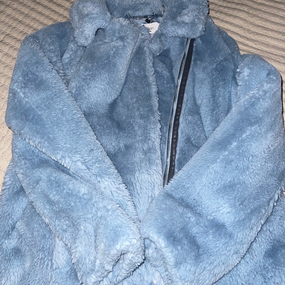 SOLD Calvin Klein Faux Fur Coat